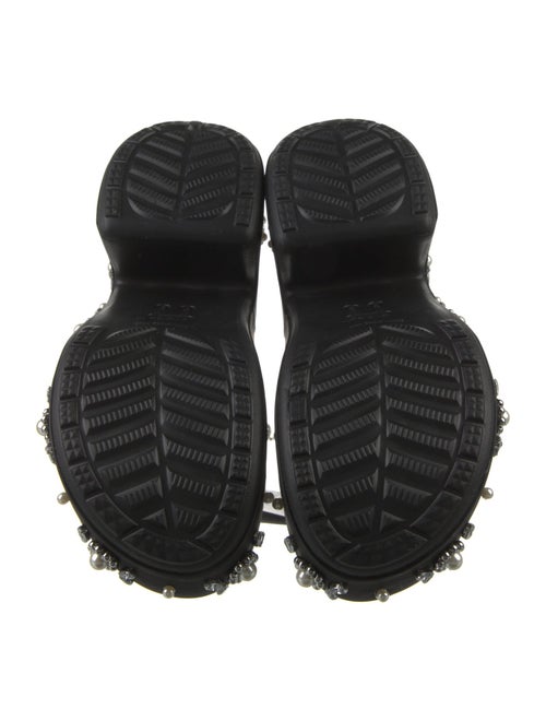 Simone Rocha X Crocs Rubber Crystal Embellishments Mules