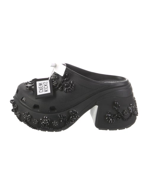 Simone Rocha X Crocs Rubber Crystal Embellishments Mules