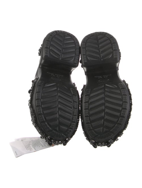 Simone Rocha X Crocs Rubber Crystal Embellishments Mules