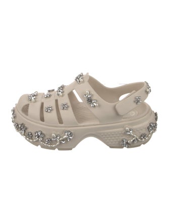 Simone Rocha X Crocs Rubber Crystal Embellishments