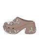 Simone Rocha X Crocs Rubber Crystal Embellishments Slides