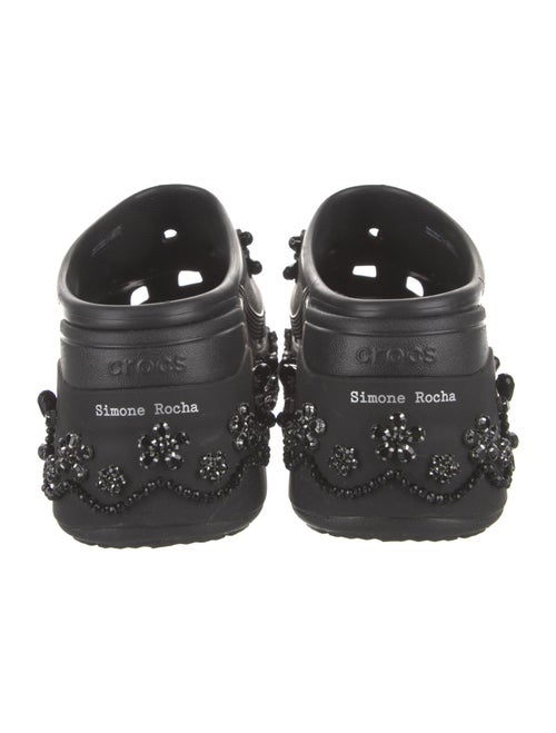 Simone Rocha X Crocs Rubber Crystal Embellishments Mules
