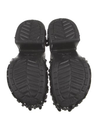 Simone Rocha X Crocs Rubber Crystal Embellishments Mules