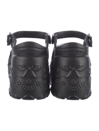 Simone Rocha X Crocs Rubber Crystal Embellishments Slides