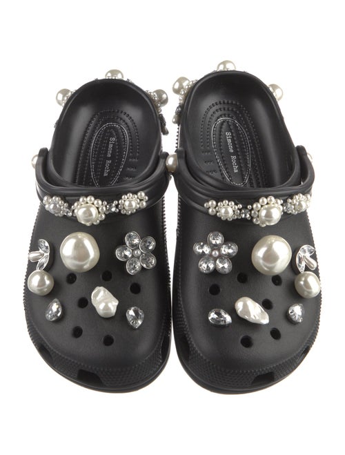 Simone Rocha X Crocs Rubber Crystal Embellishments Mules