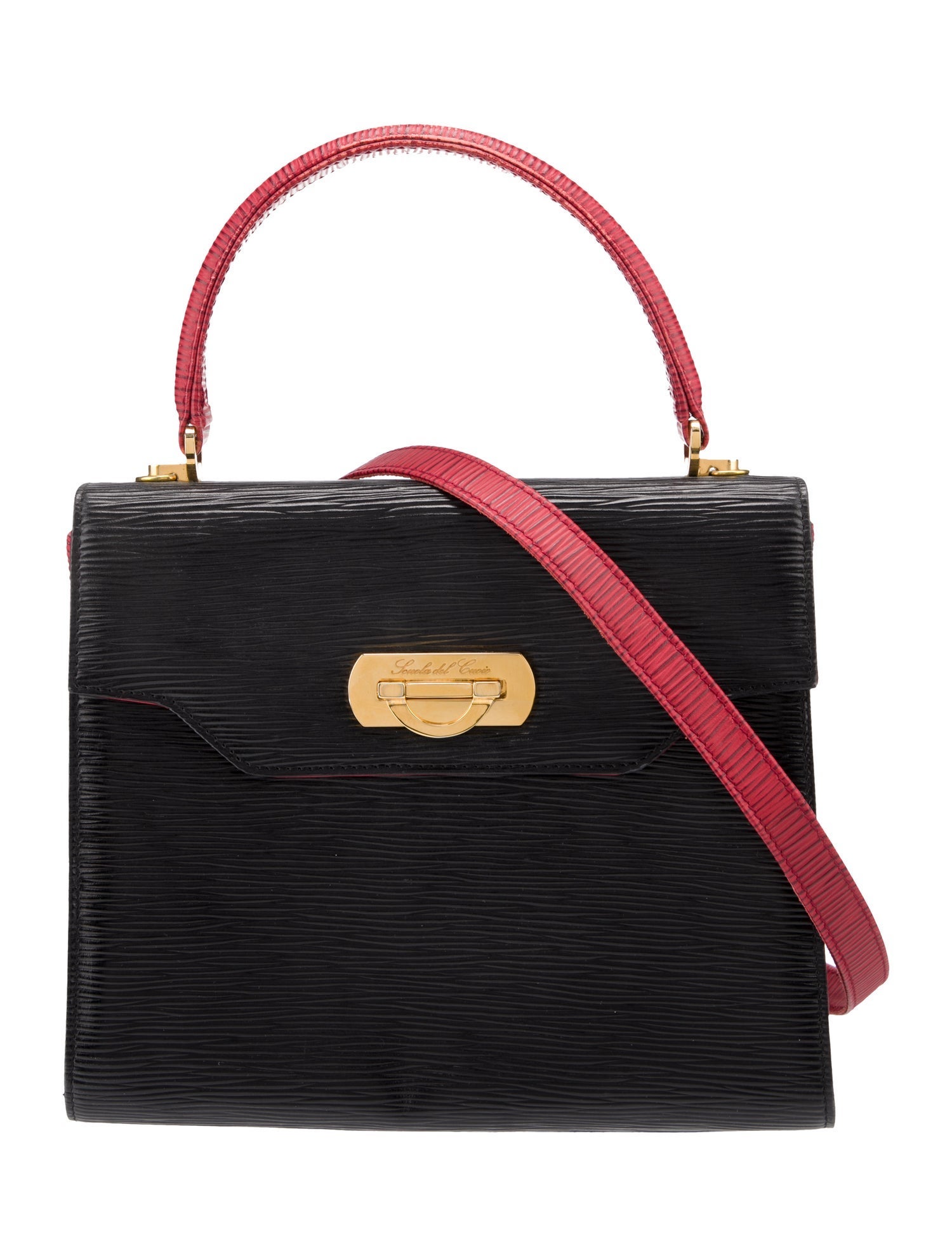 Scuola del Cuoio Leather Top Handle Bag