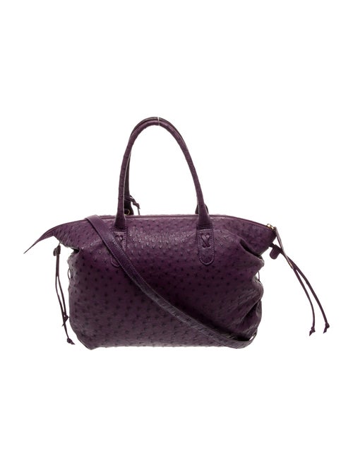 Scuola del Cuoio Ostrich Top Handle Bag