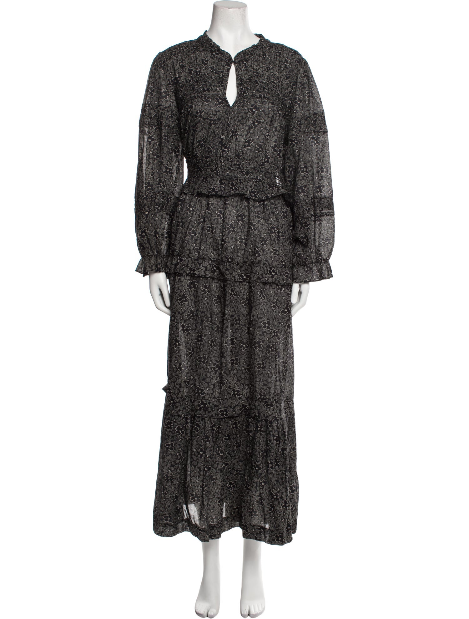 Asceno Silk Long Dress