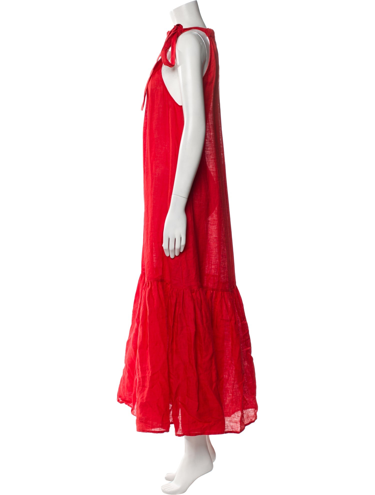 Asceno Linen Long Dress
