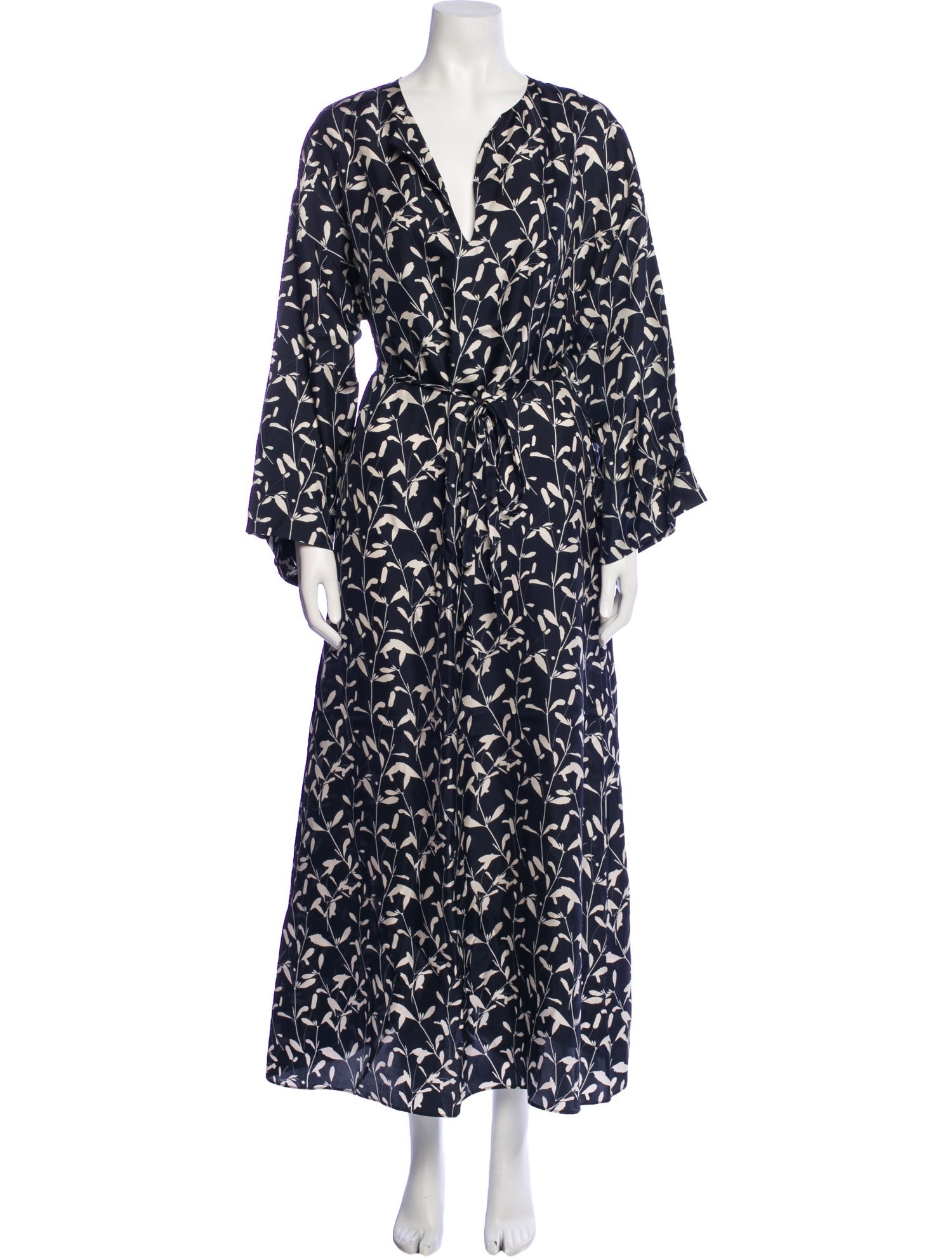 Asceno Silk Long Dress