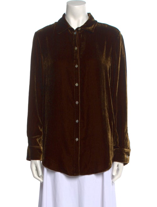 Asceno Long Sleeve Button-Up Top
