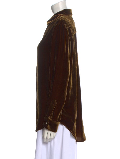 Asceno Long Sleeve Button-Up Top