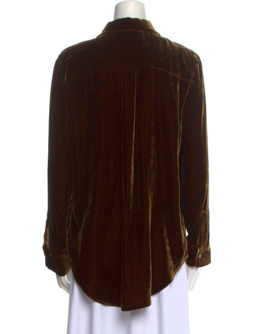 Asceno Long Sleeve Button-Up Top