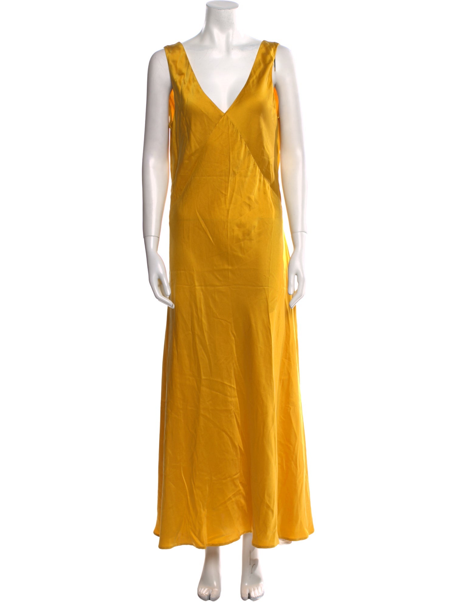 Asceno Silk Long Dress
