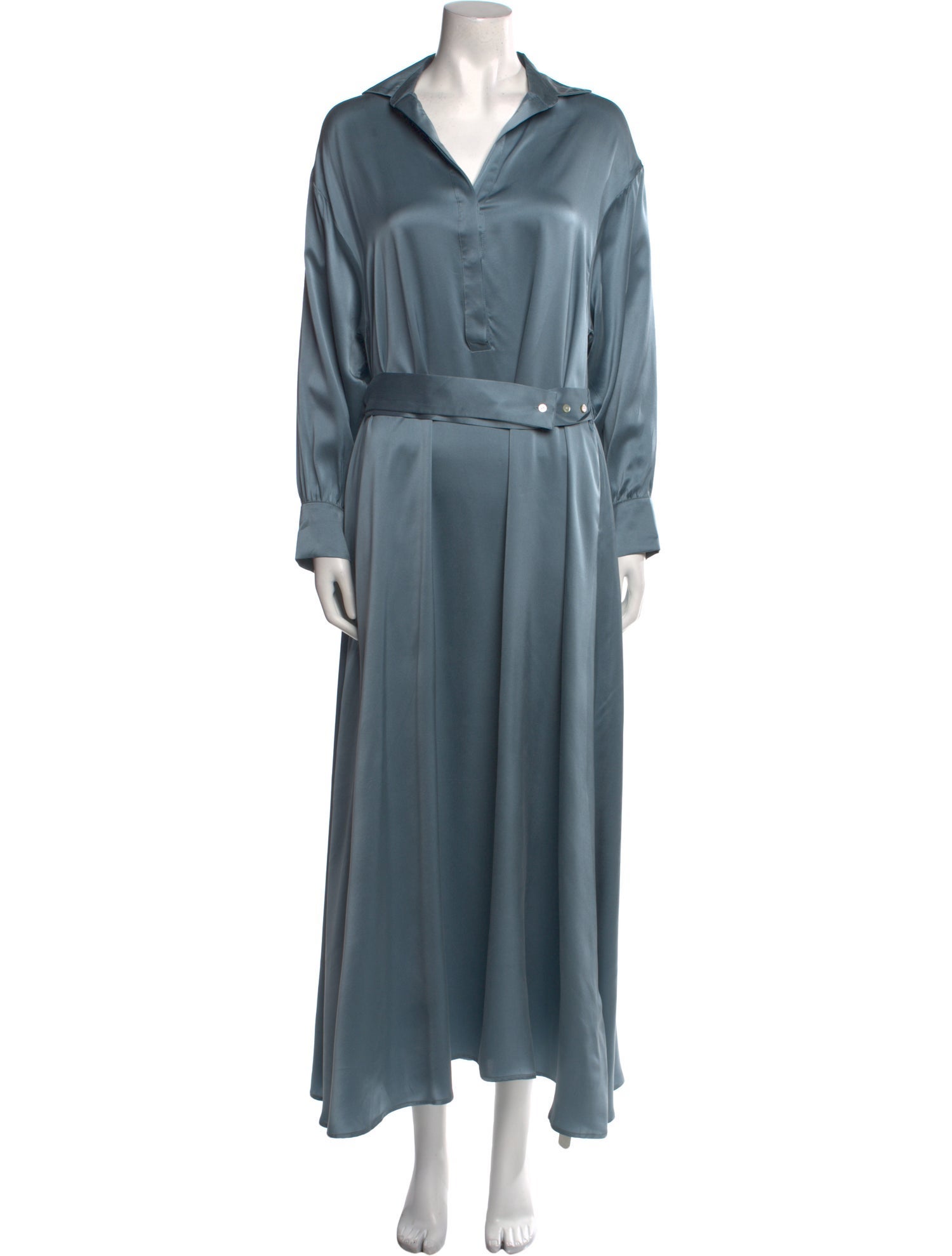 Asceno Silk Long Dress