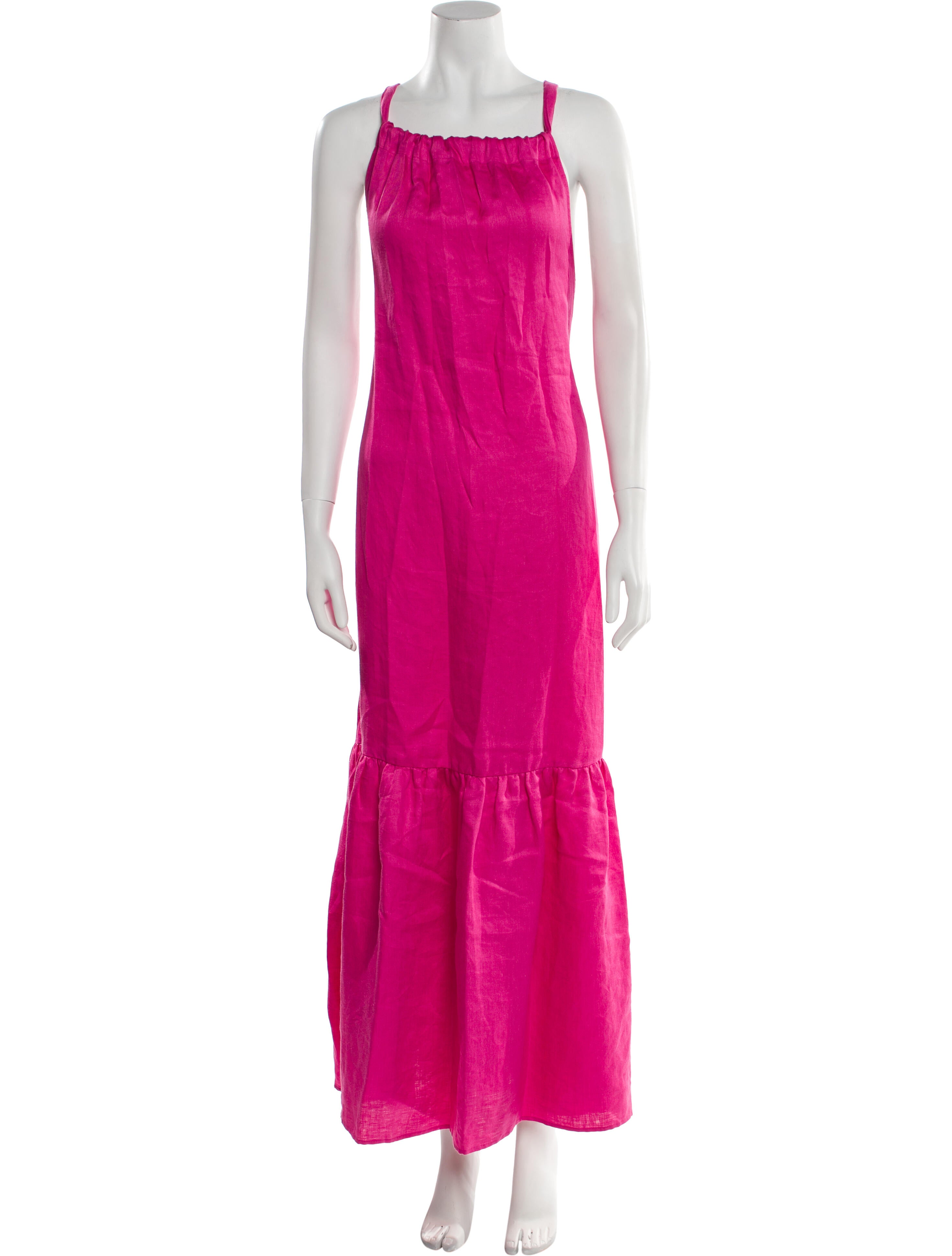 Asceno Linen Long Dress