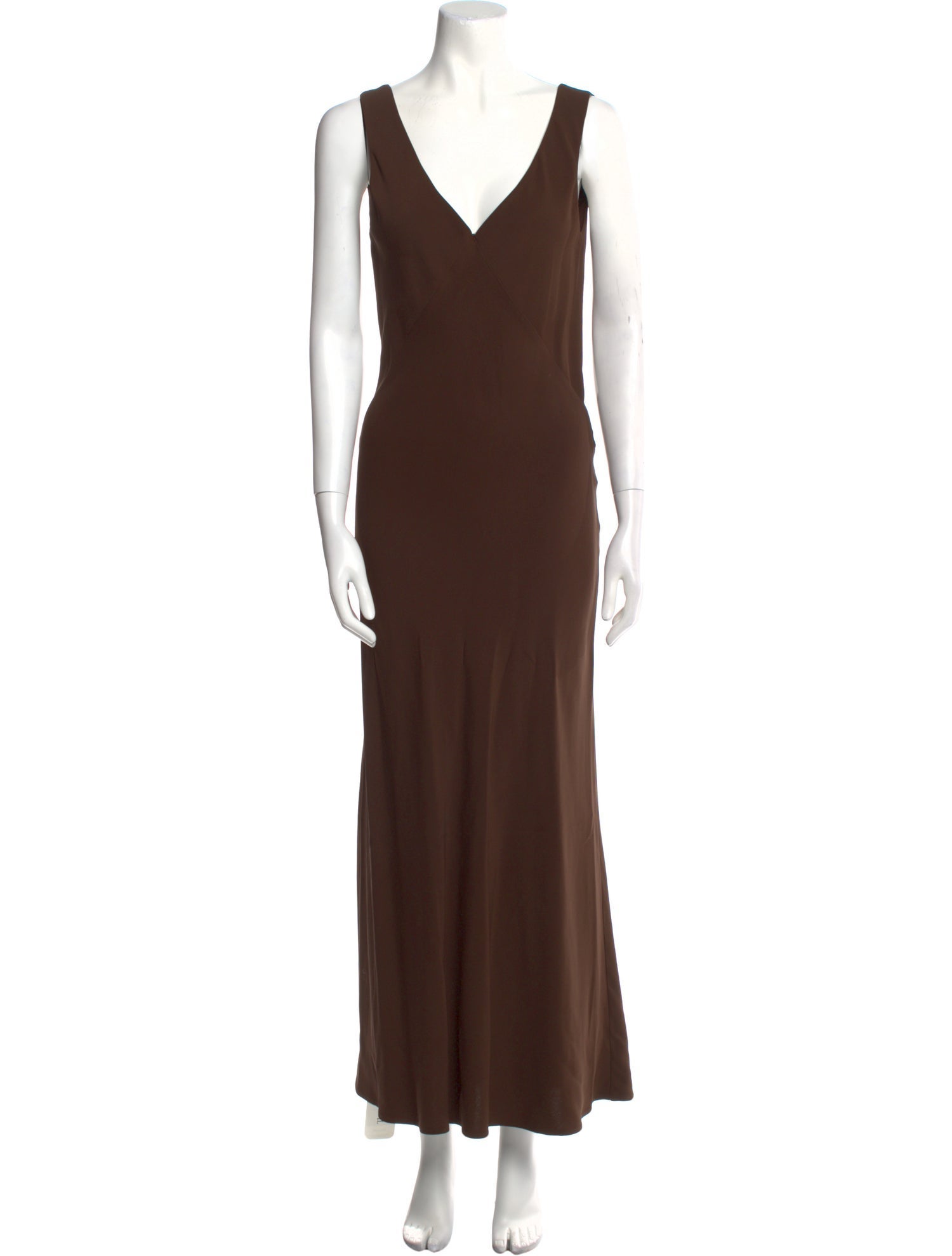 Asceno V-Neck Long Dress