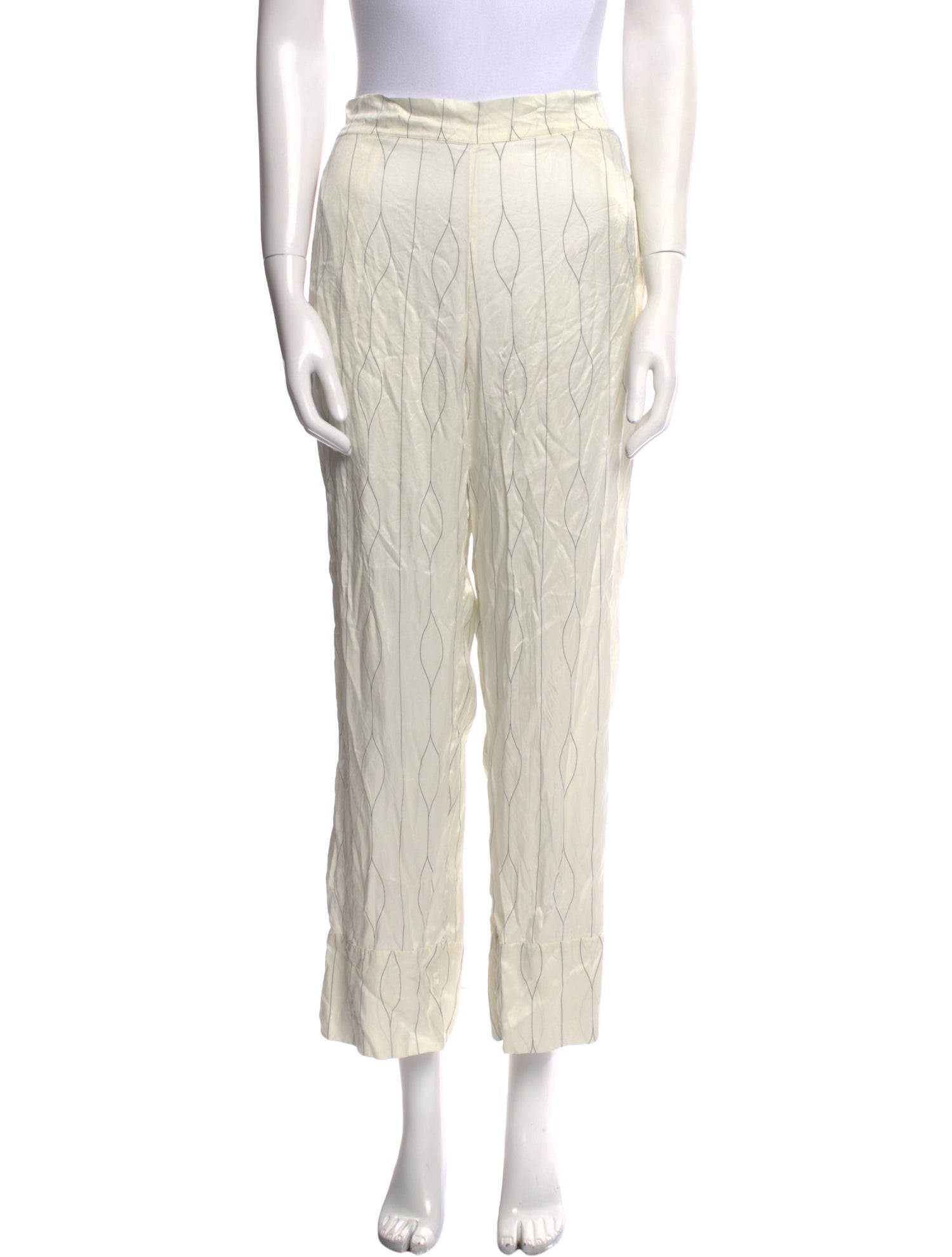 Asceno Silk Wide Leg Pants