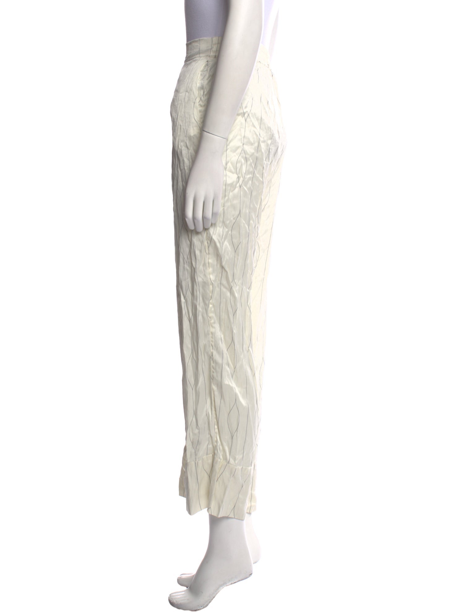 Asceno Silk Wide Leg Pants