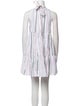 Asceno Striped Mini Dress