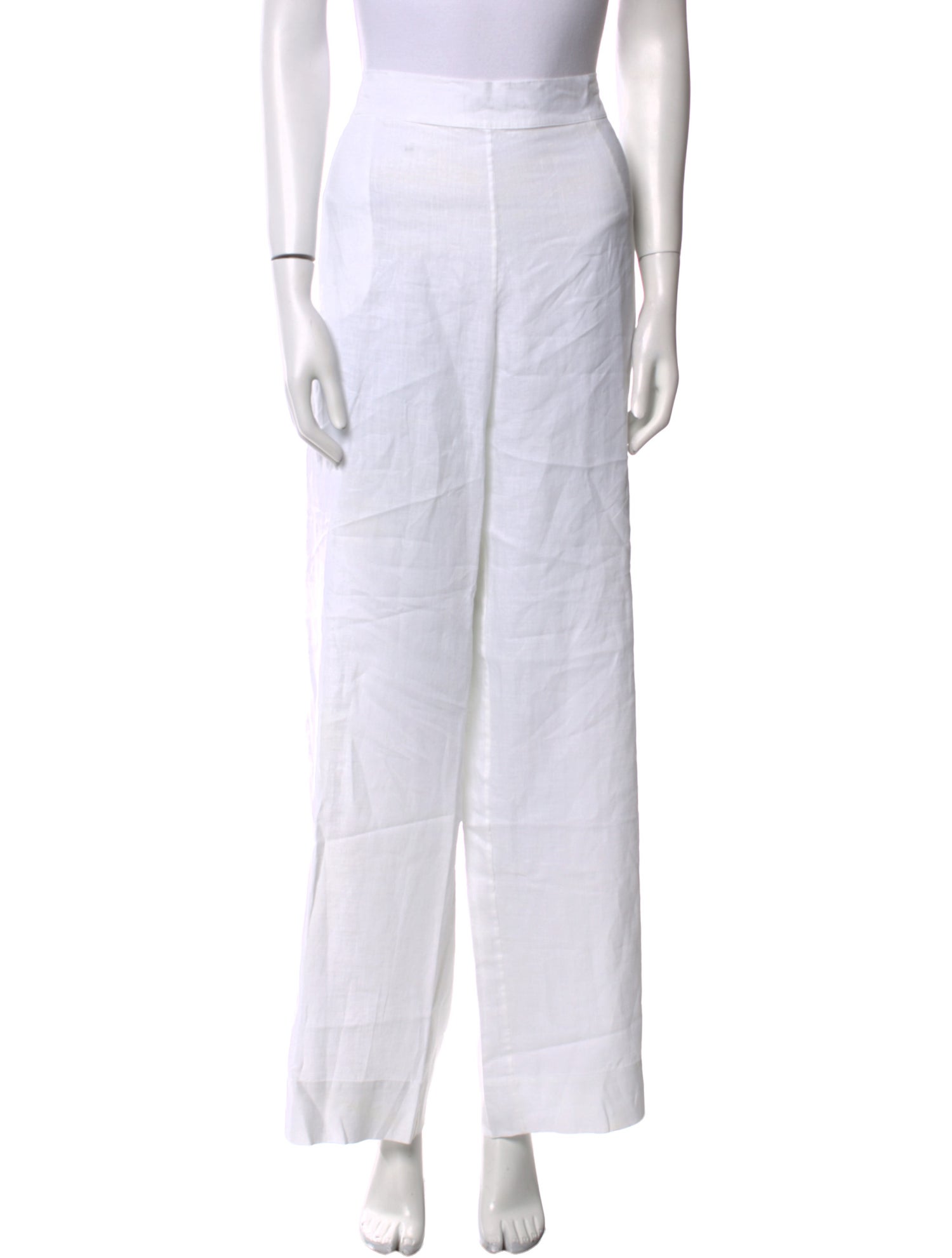 Asceno Linen Wide Leg Pants