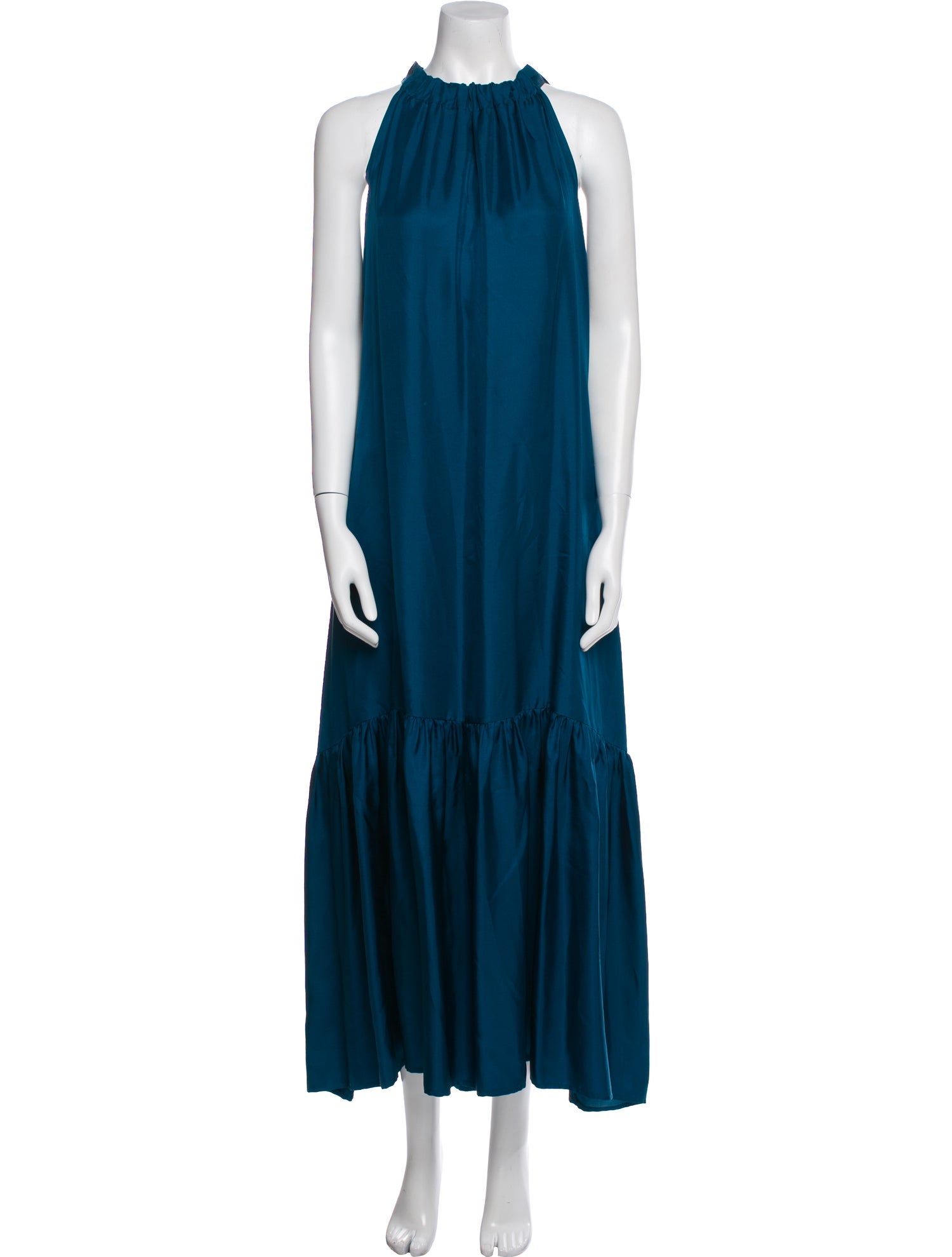 Asceno Silk Long Dress