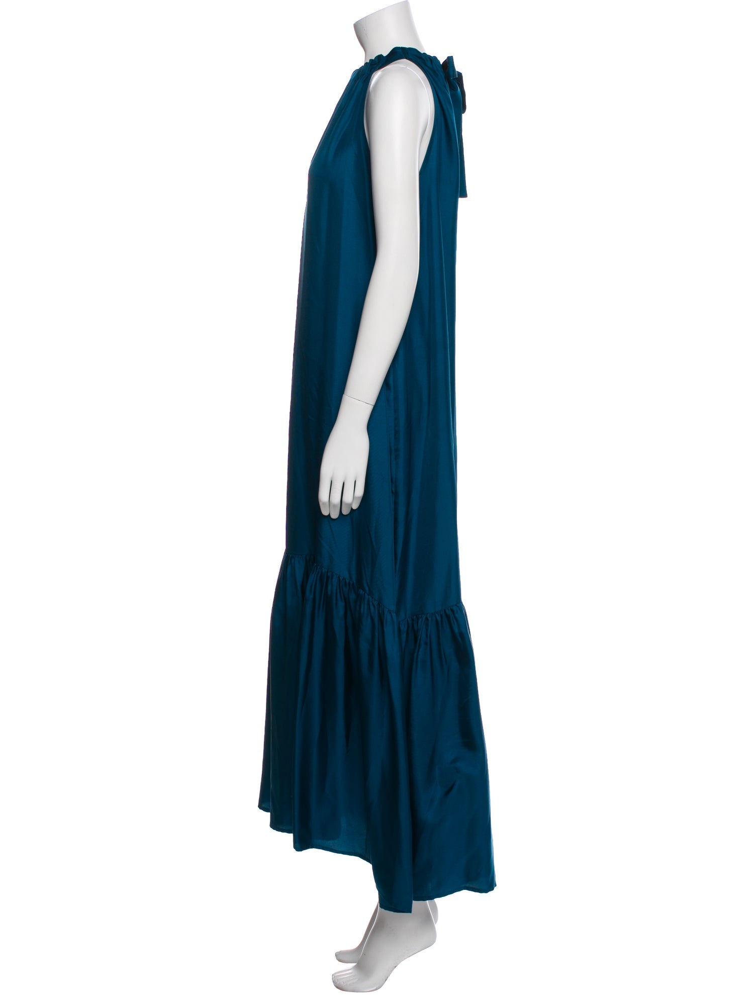 Asceno Silk Long Dress