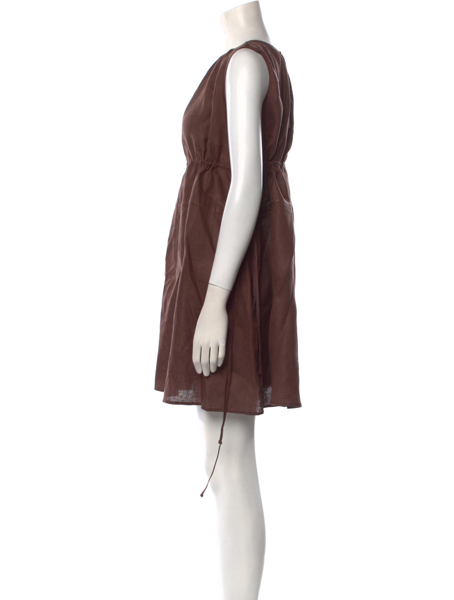 Asceno Linen Mini Dress