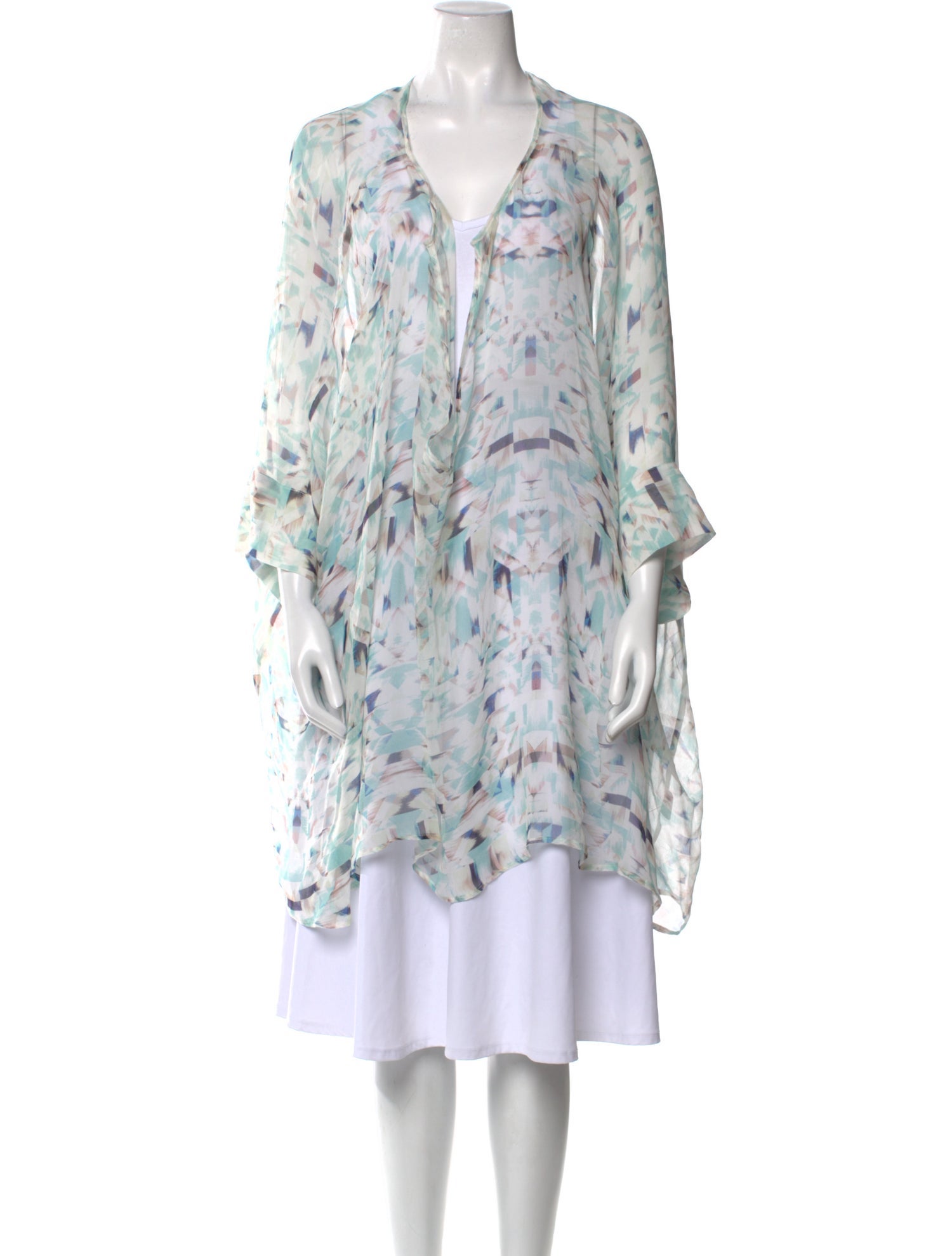 Asceno Silk Floral Print Tunic