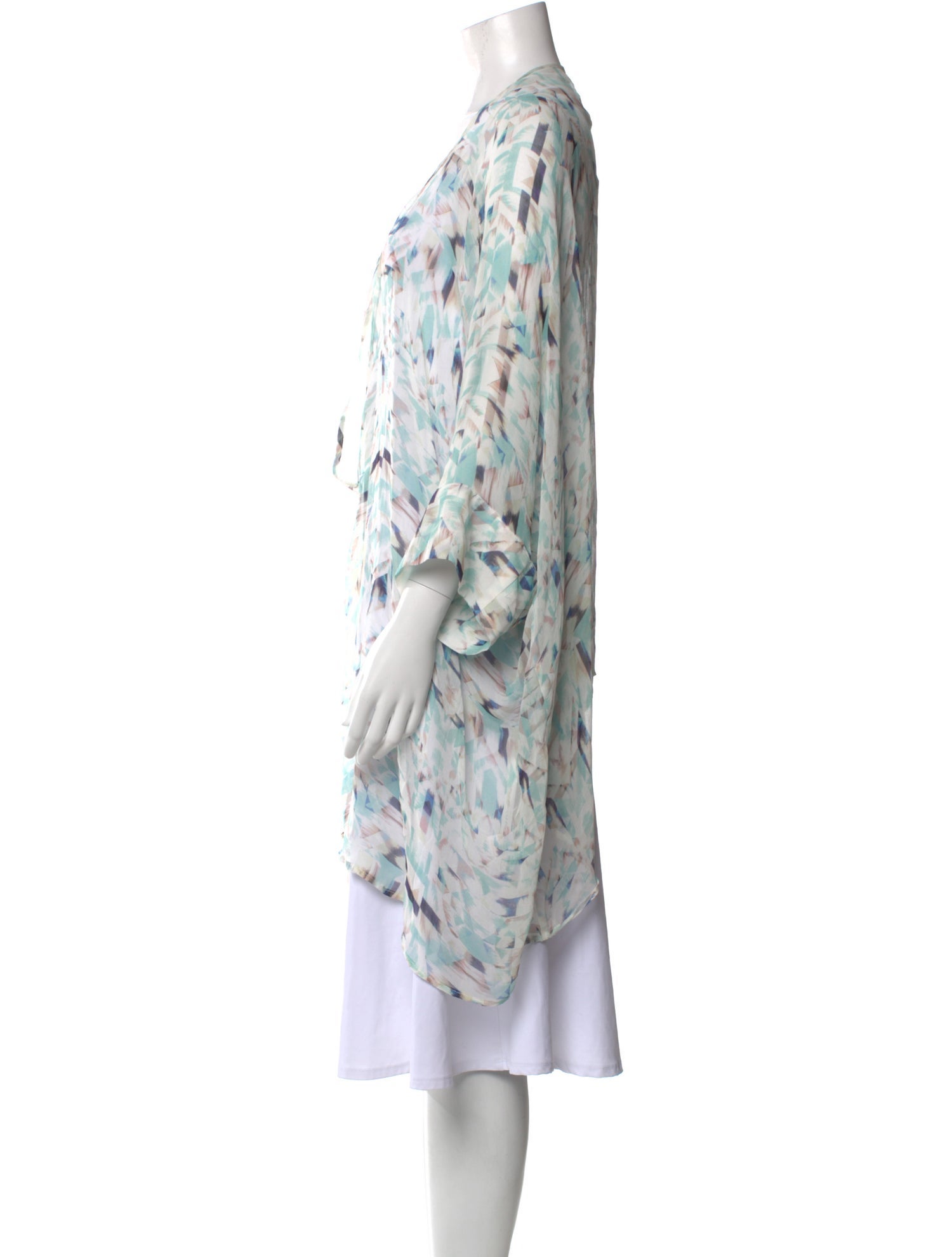 Asceno Silk Floral Print Tunic