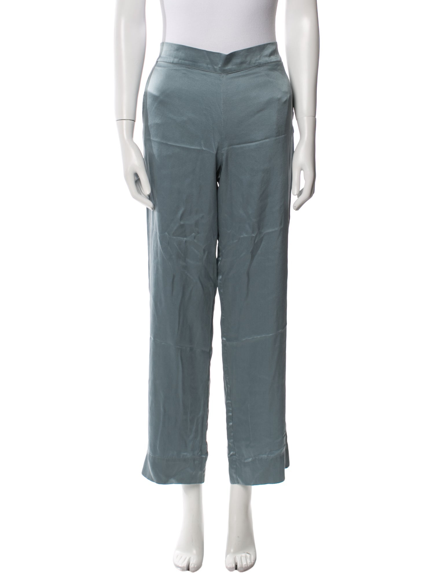 Asceno Silk Wide Leg Pants