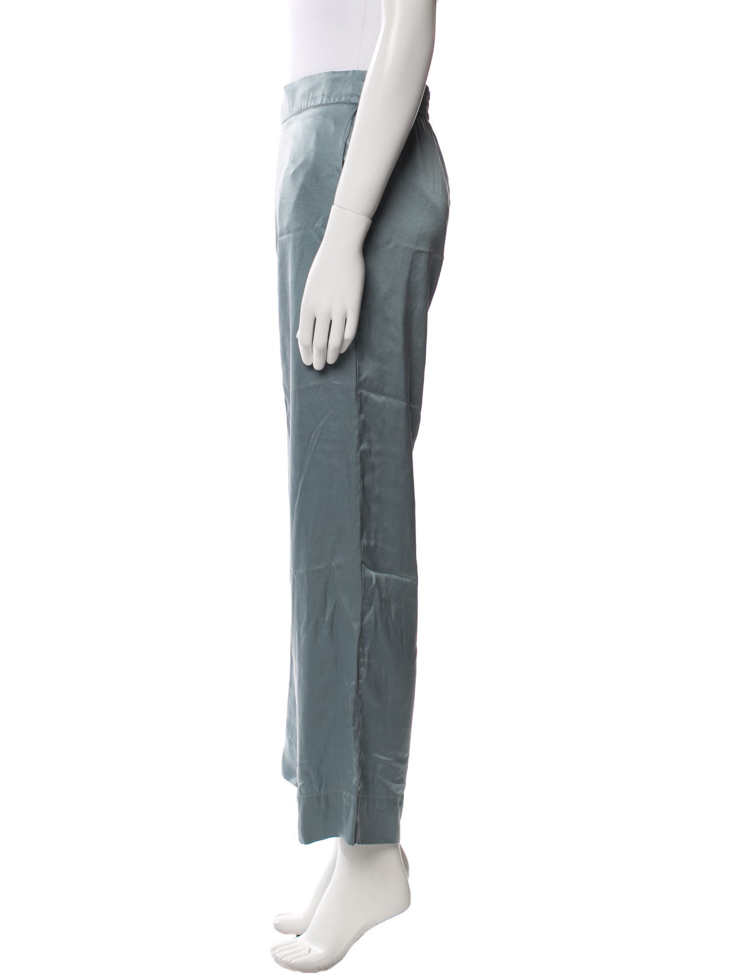 Asceno Silk Wide Leg Pants