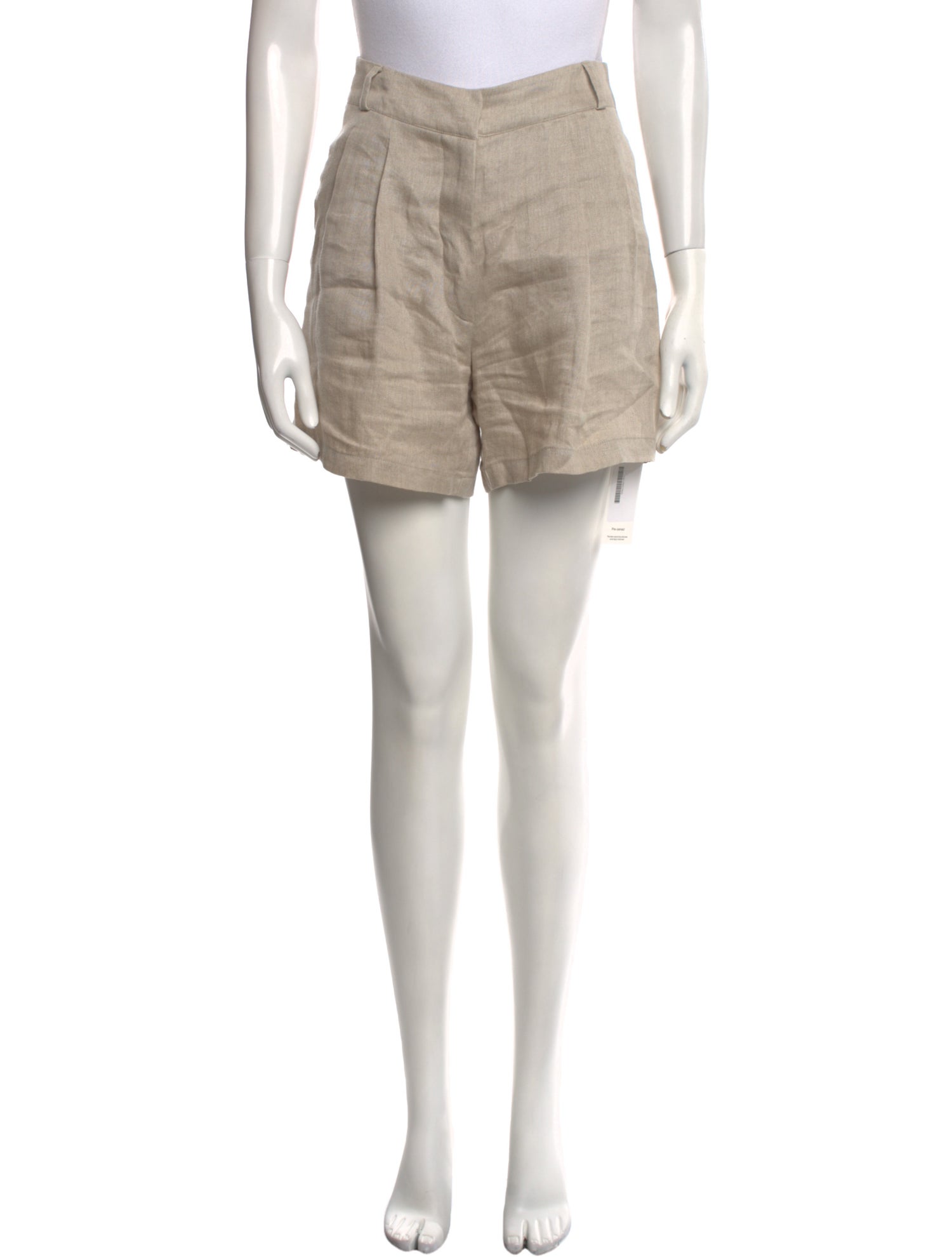 Asceno Linen Mini Shorts