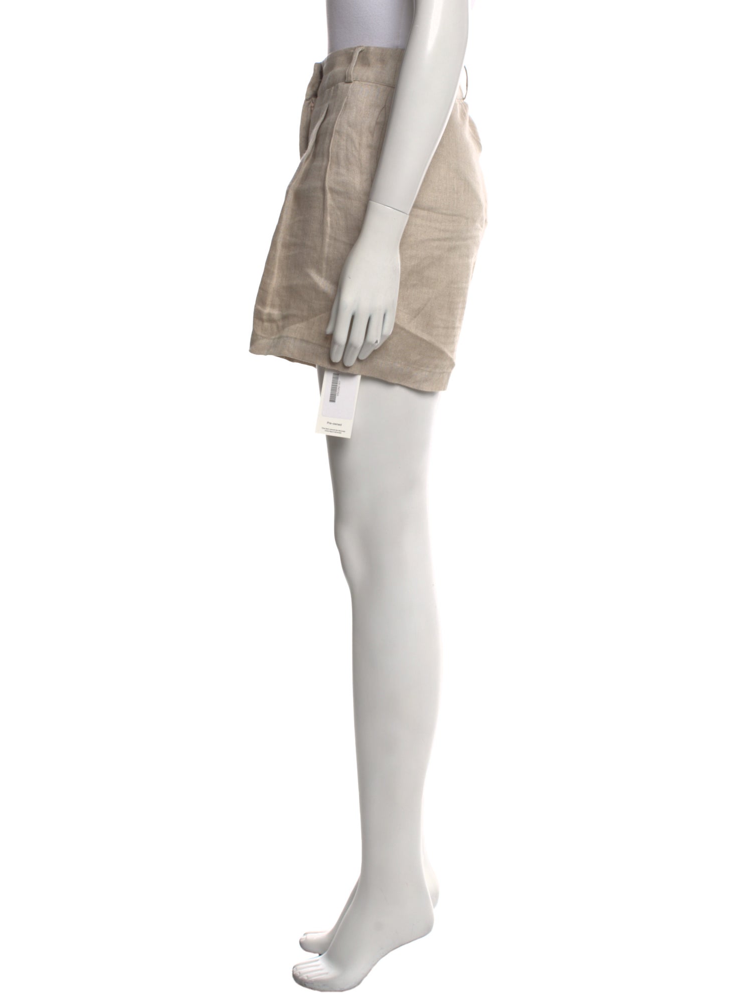 Asceno Linen Mini Shorts