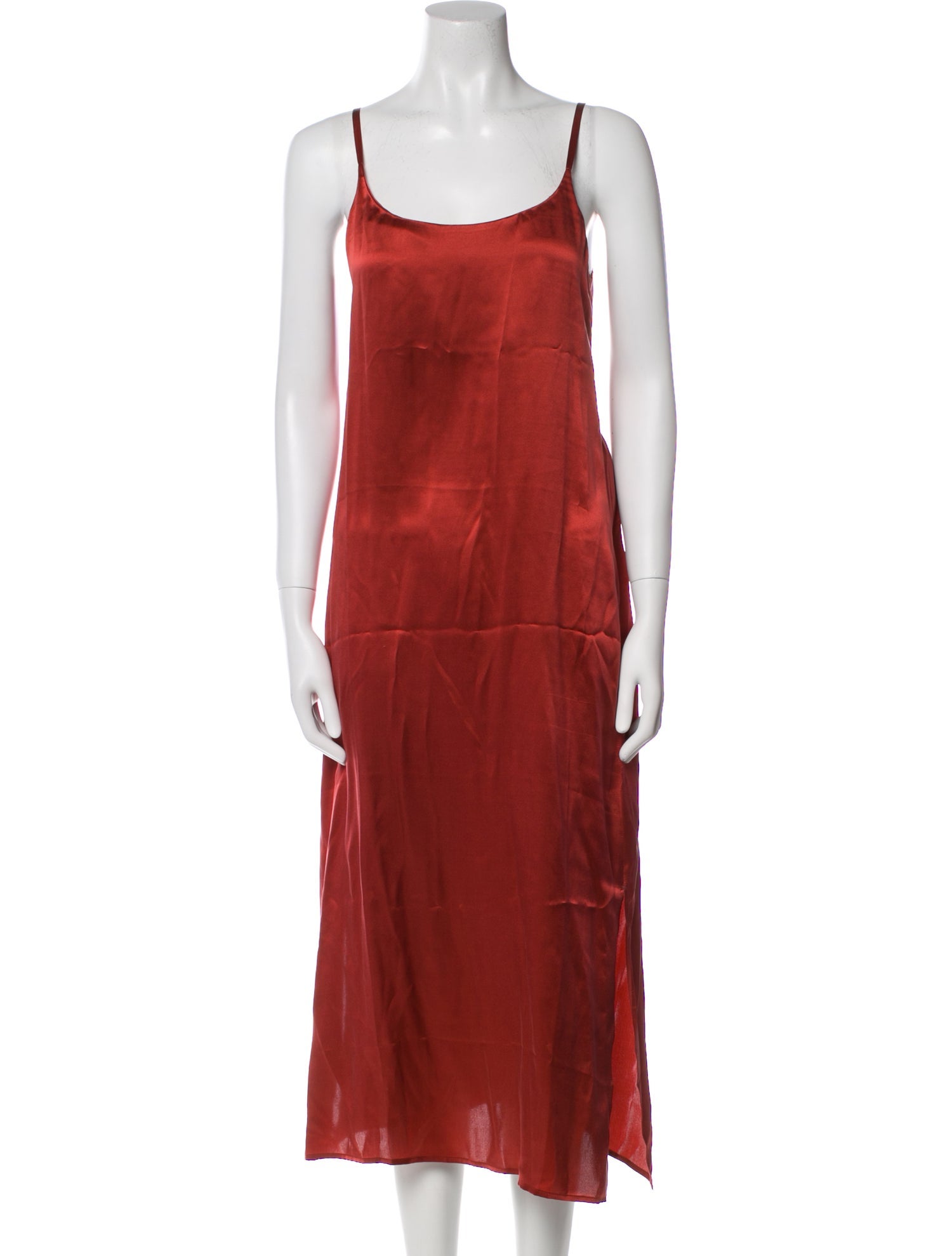 Asceno Silk Midi Length Dress