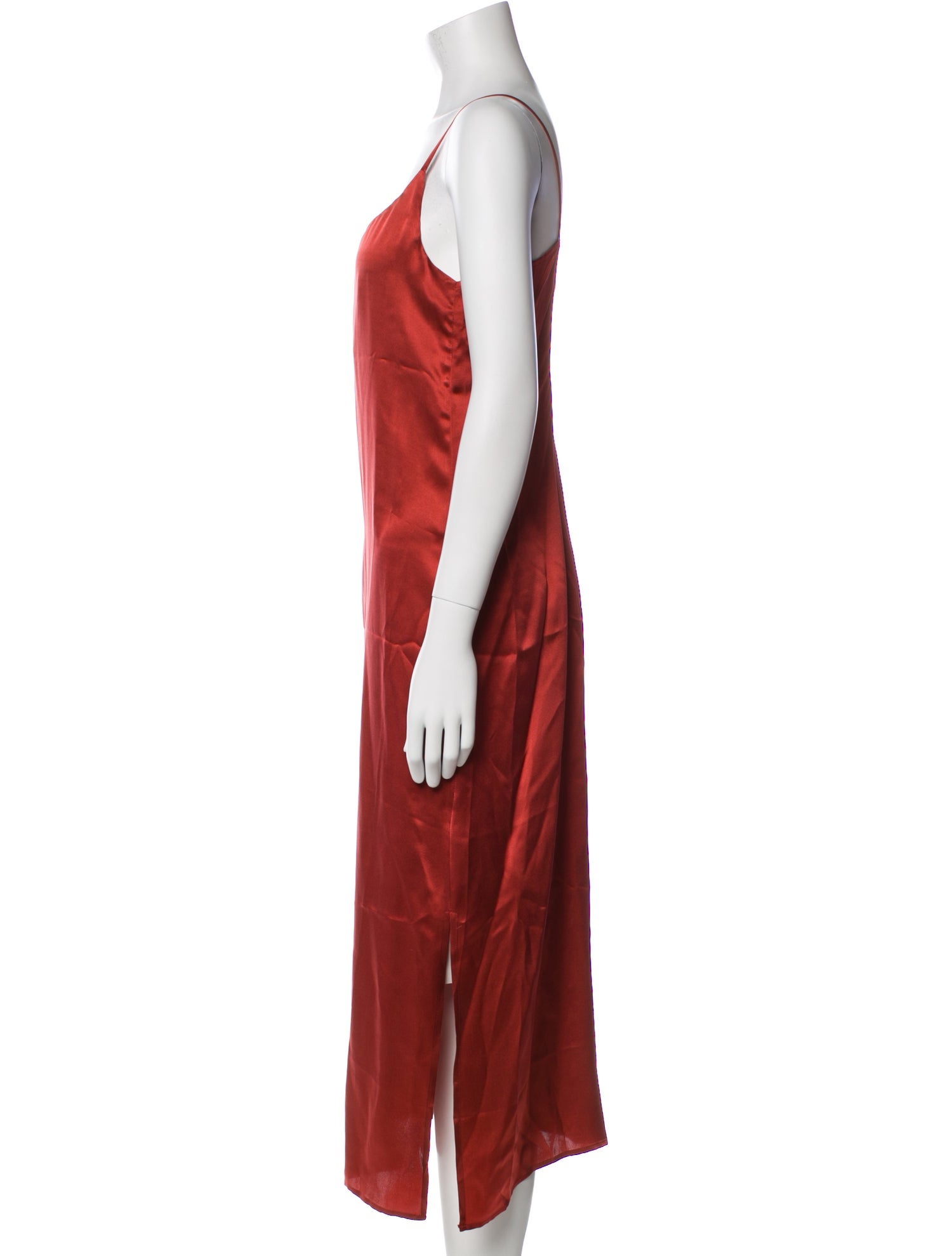 Asceno Silk Midi Length Dress