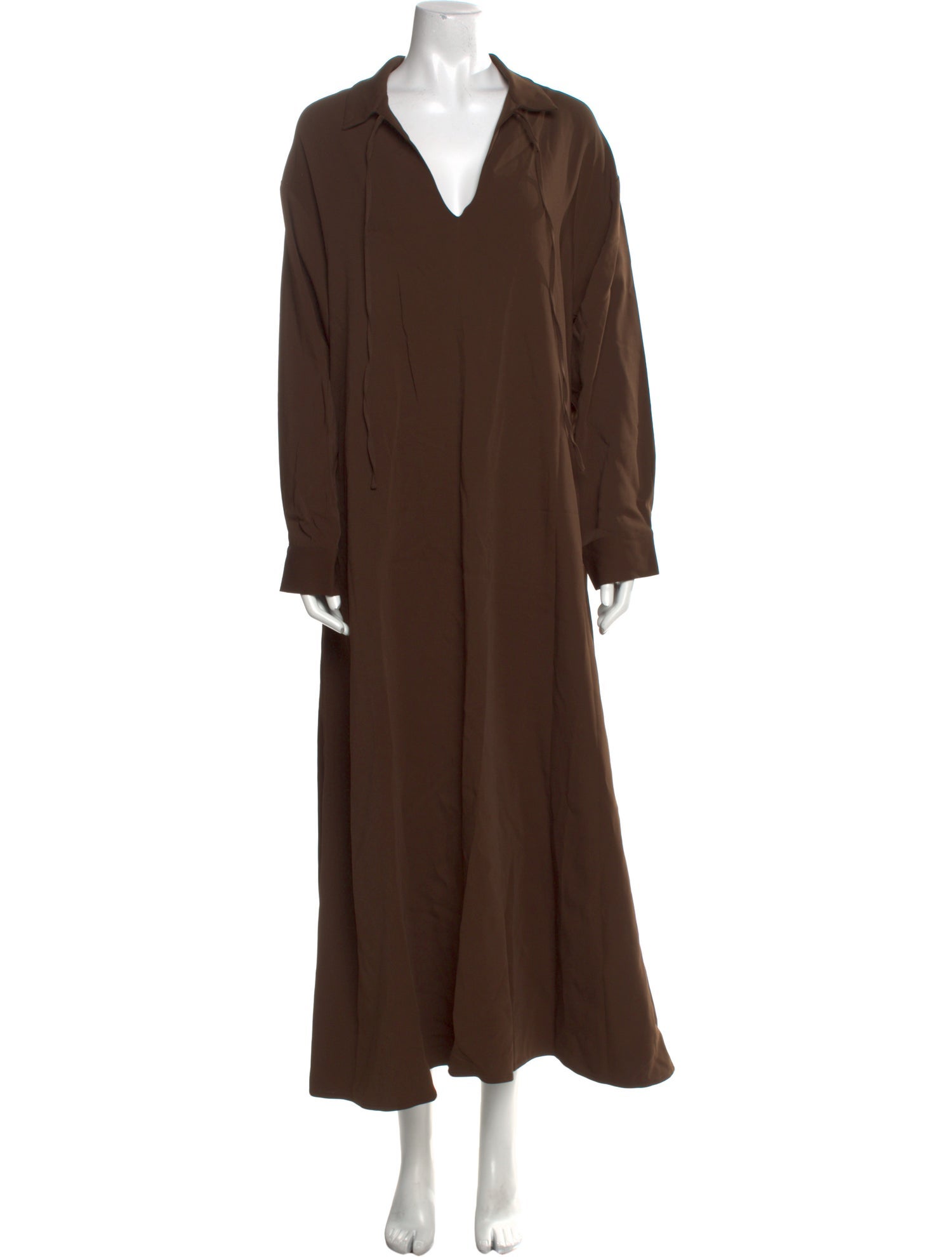 Asceno V-Neck Long Dress