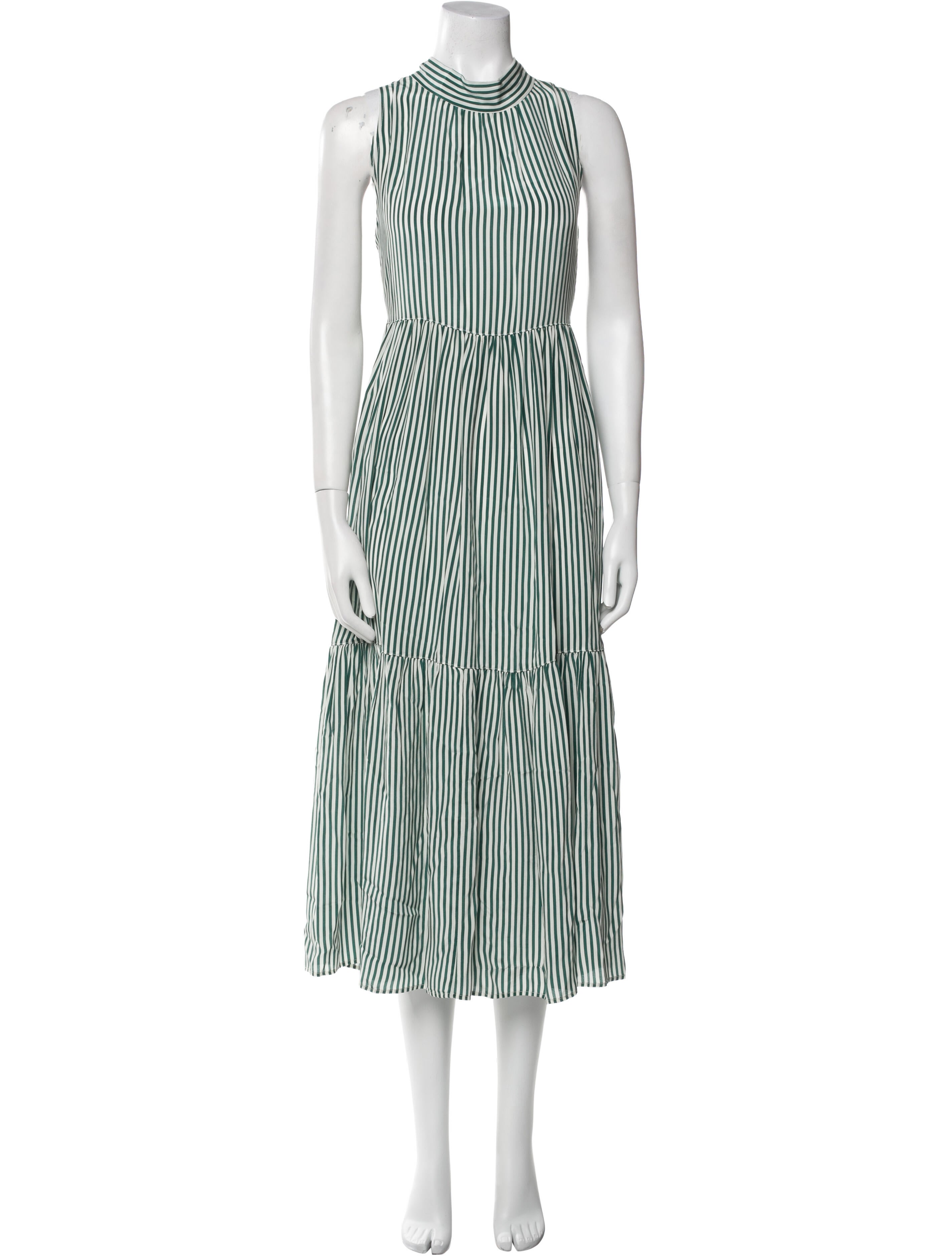 Asceno Silk Midi Length Dress