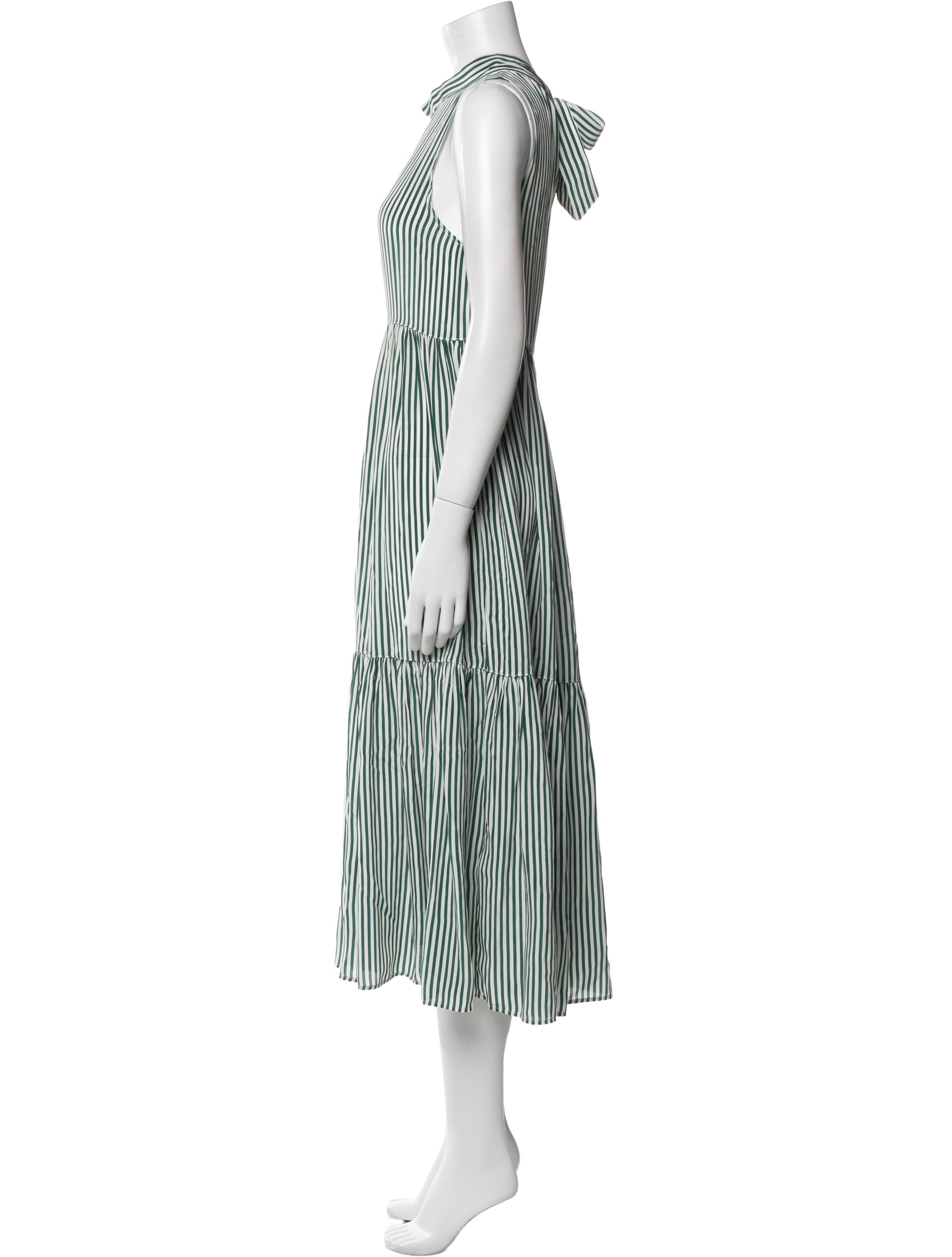 Asceno Silk Midi Length Dress