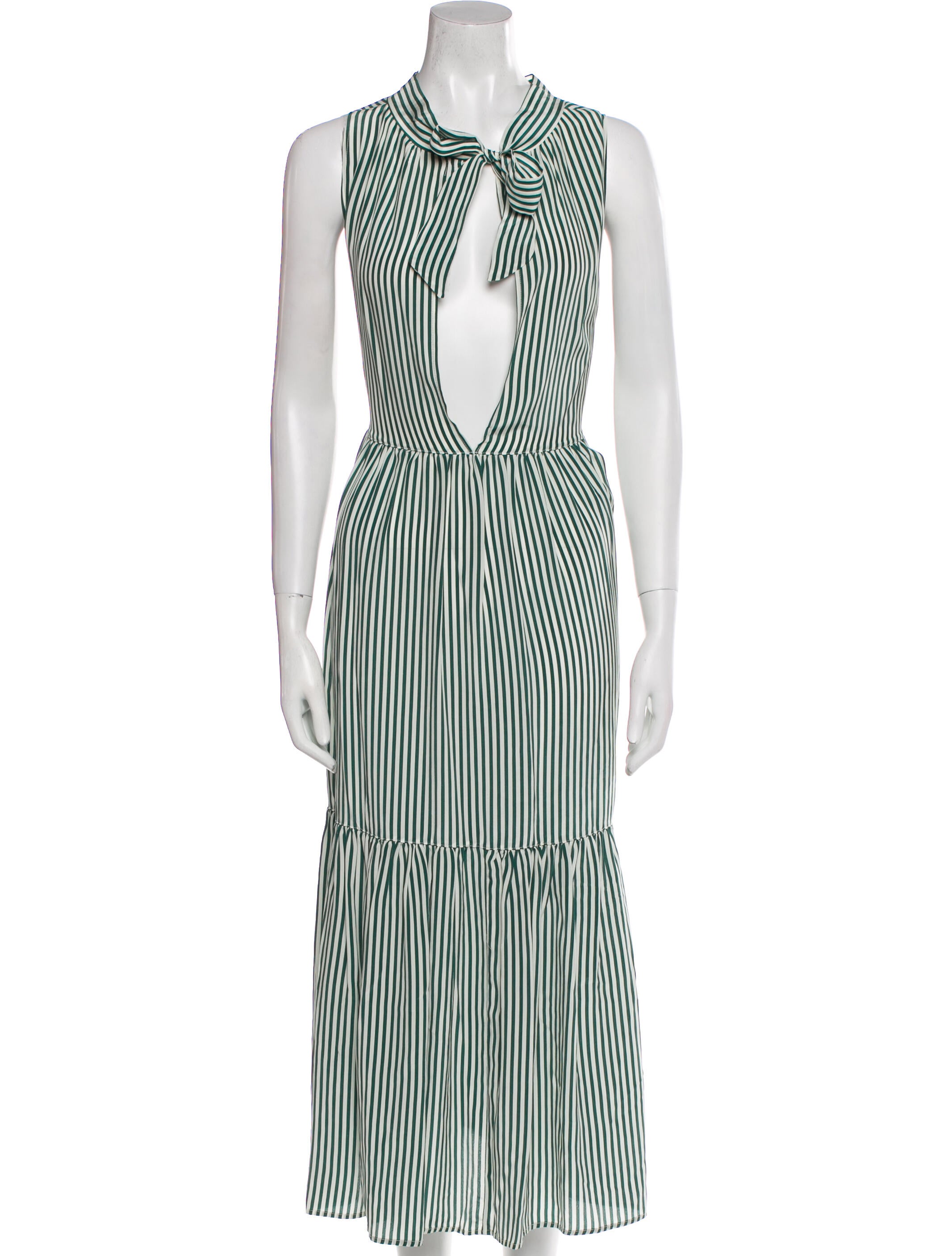 Asceno Silk Midi Length Dress