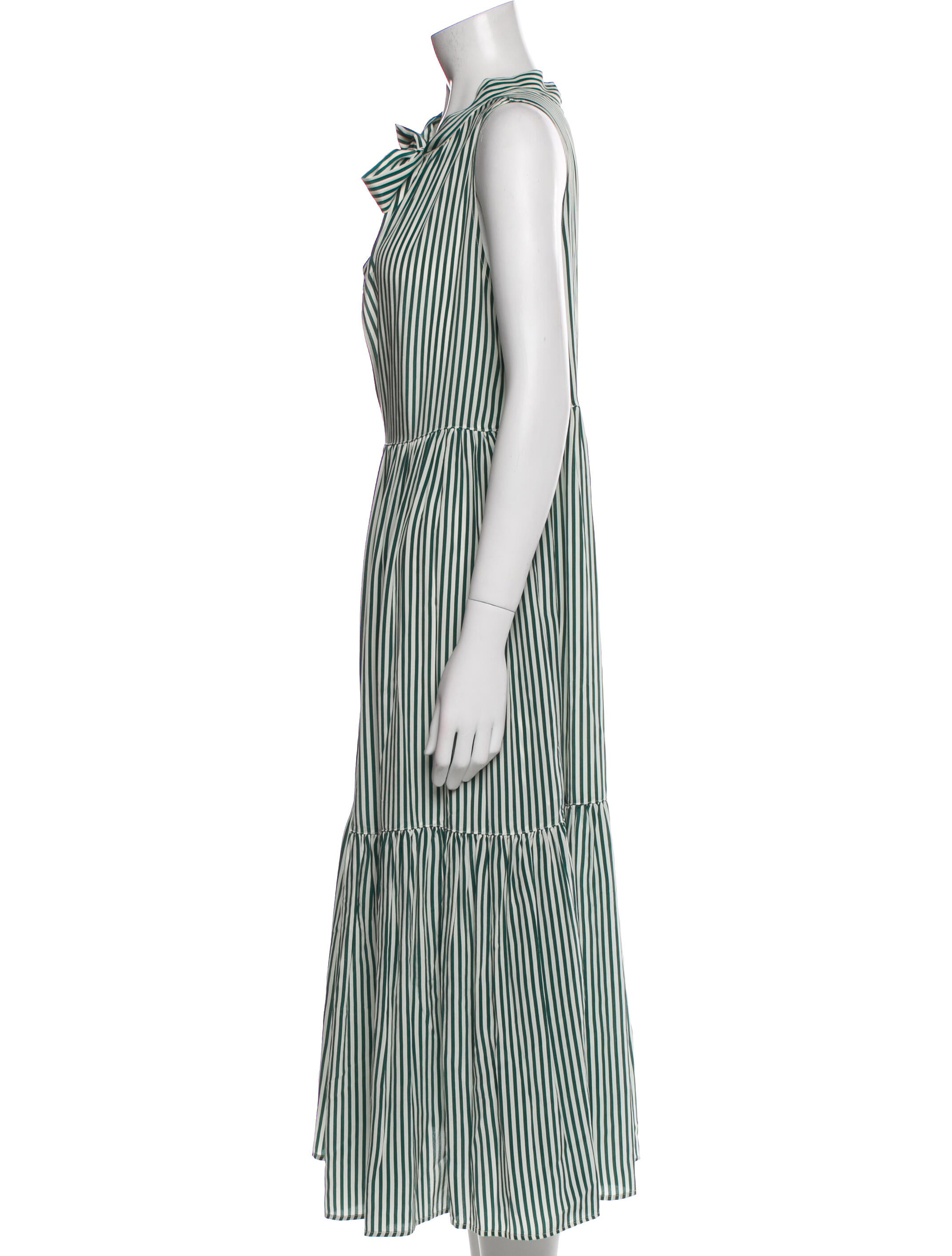 Asceno Silk Midi Length Dress