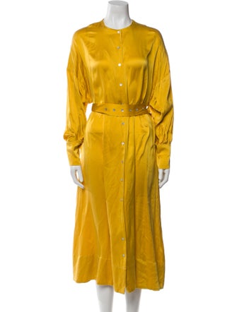 Asceno Silk Midi Length Dress