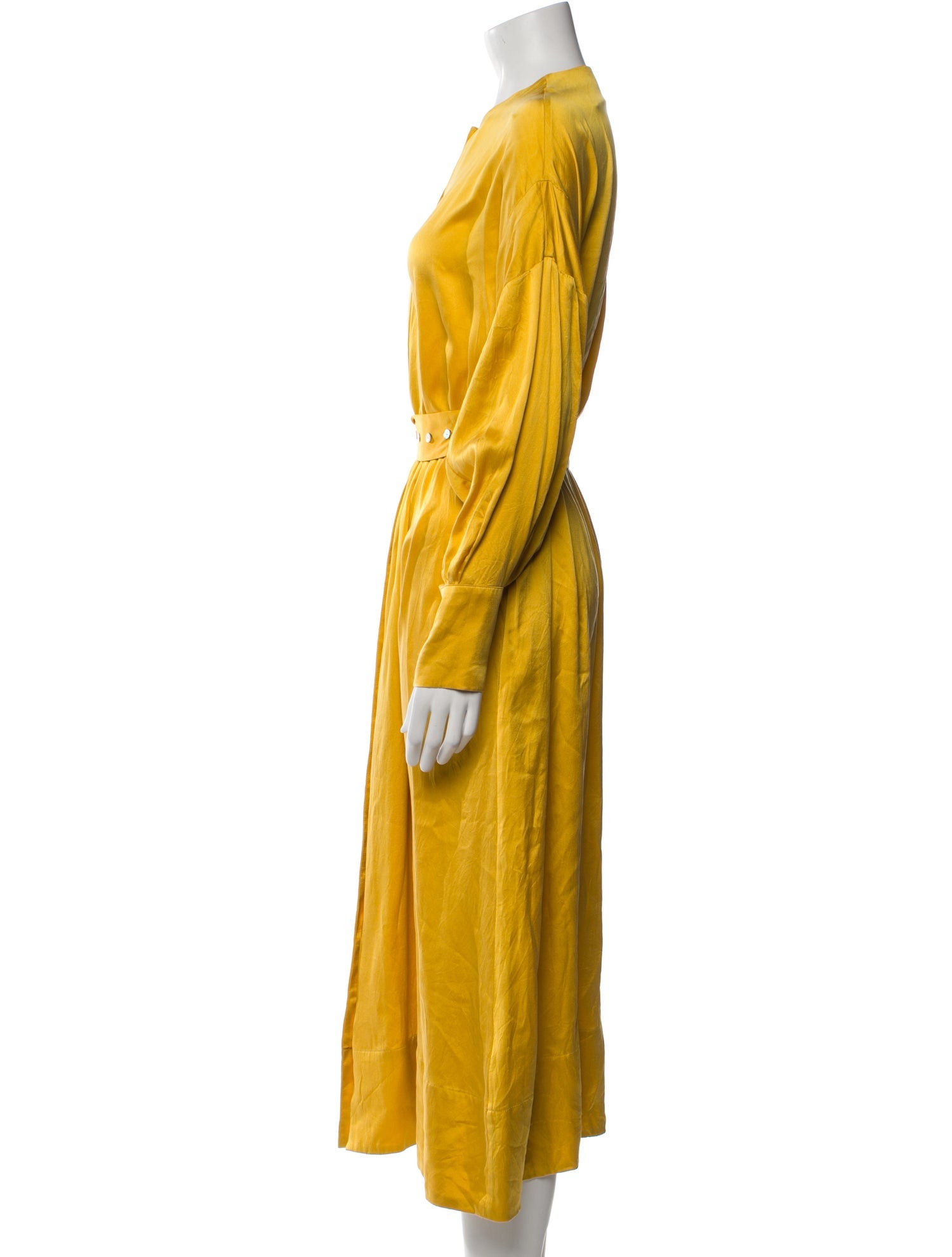 Asceno Silk Midi Length Dress