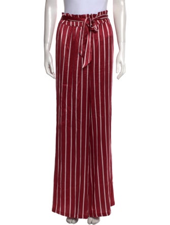 Asceno Striped Wide Leg Pants