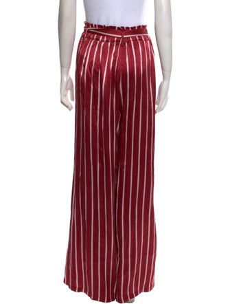 Asceno Striped Wide Leg Pants