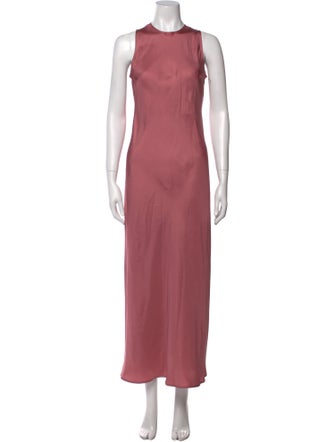 Asceno Silk Long Dress