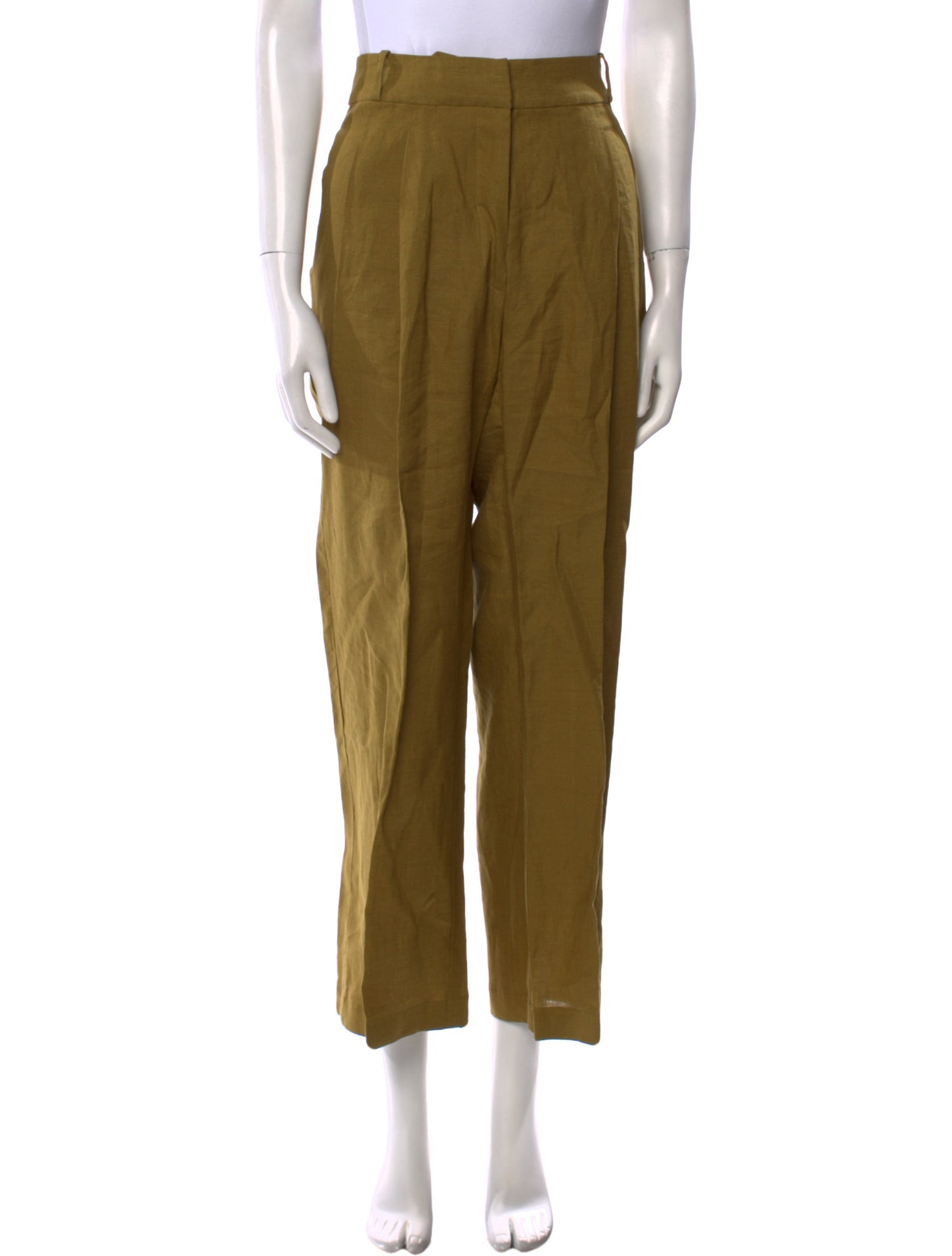 Asceno Linen Wide Leg Pants