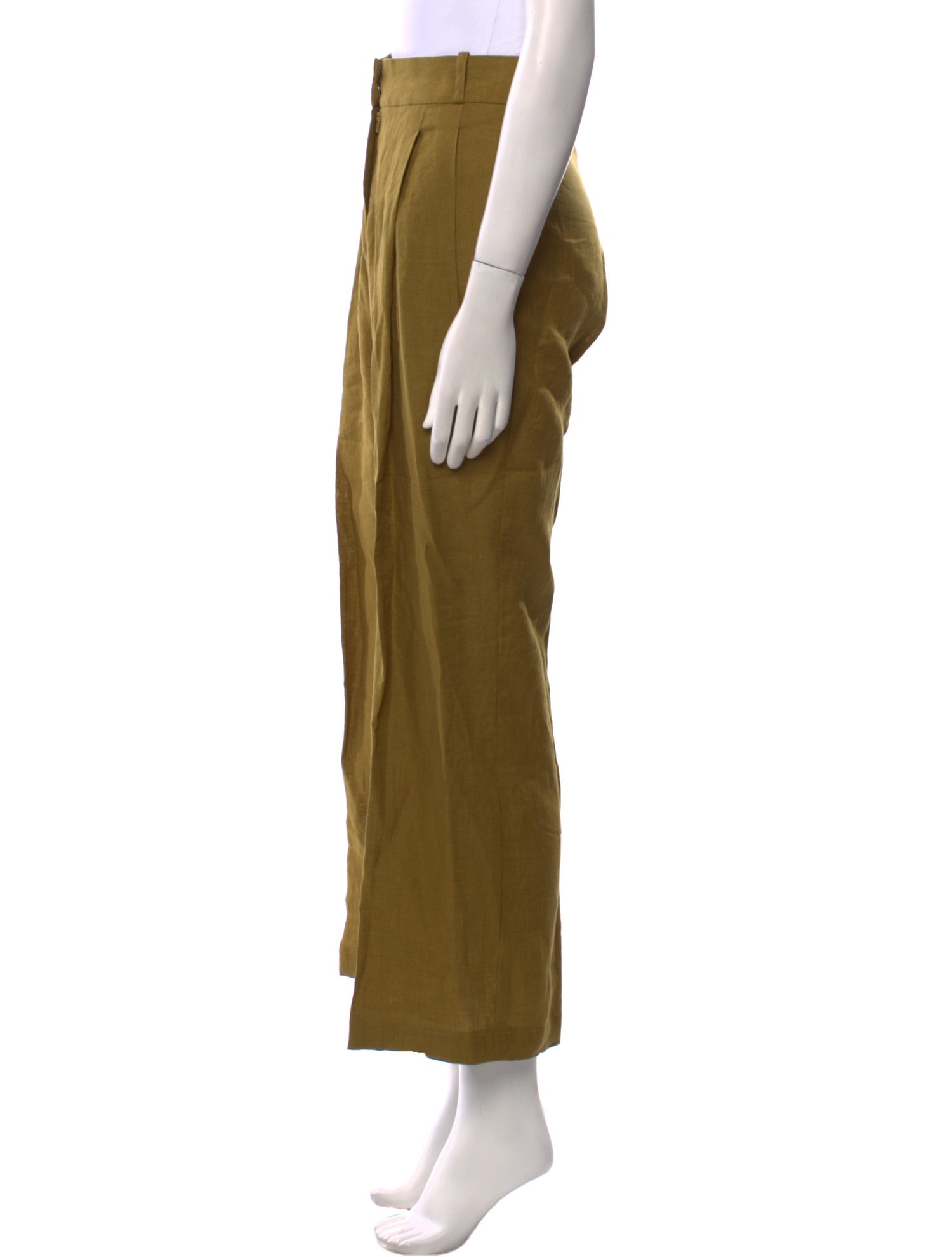 Asceno Linen Wide Leg Pants