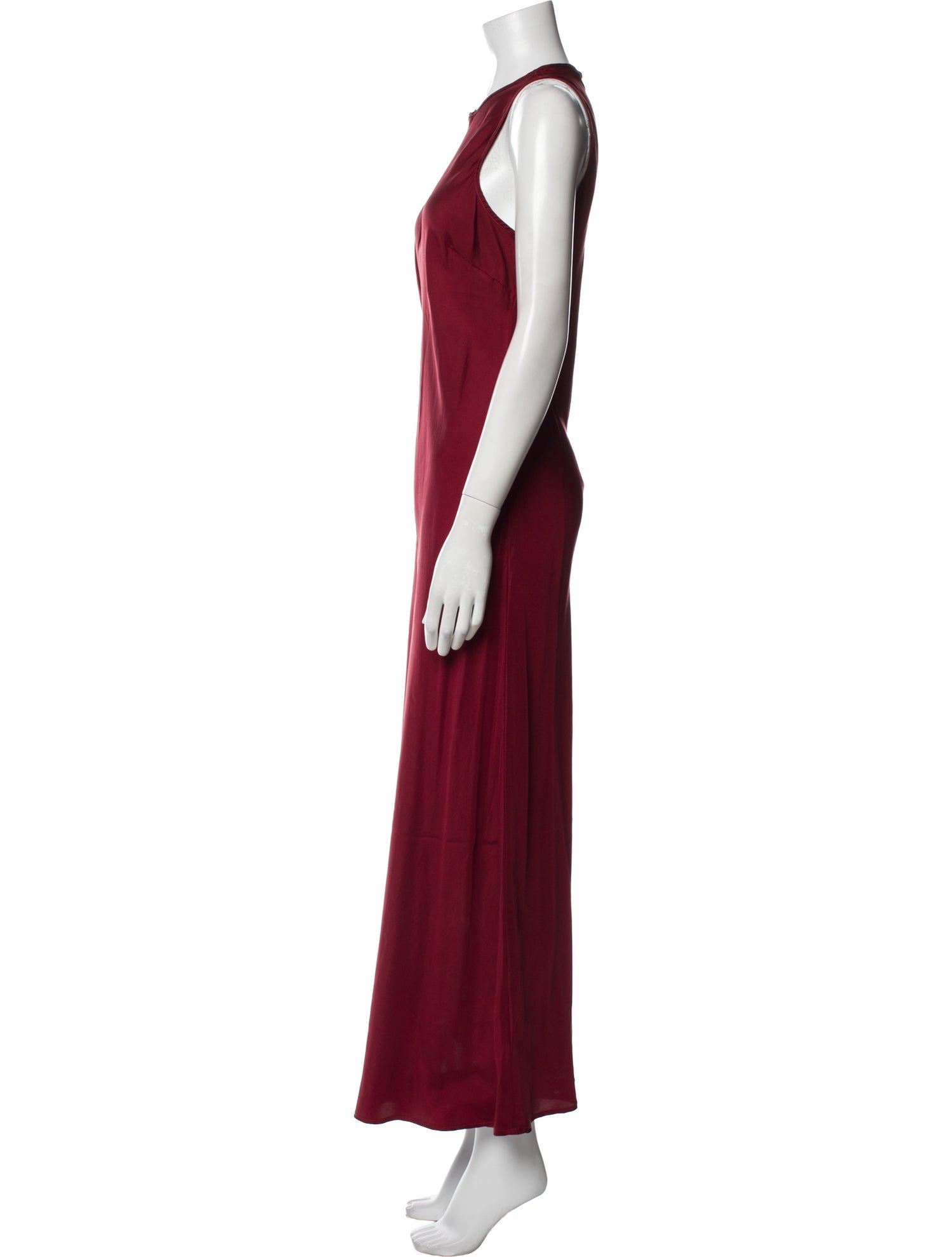 Asceno Silk Long Dress