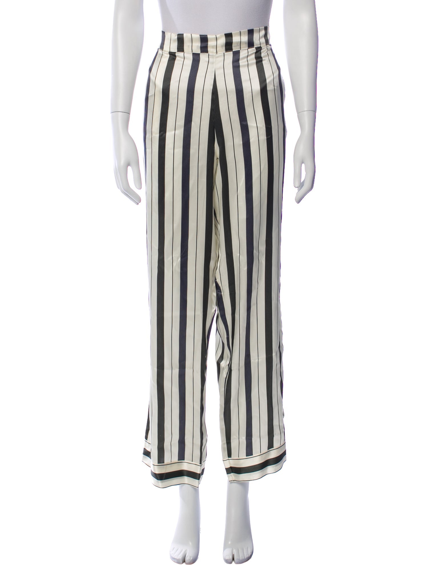 Asceno Silk Striped Pajamas w/ Tags